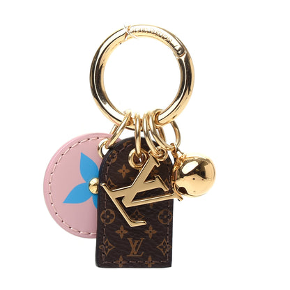 Louis Vuitton Monogram Fetish Lug Tag Bag Charm Brown 1 of 2