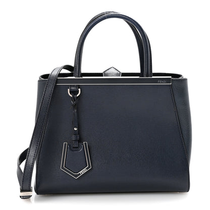 Fendi Vitello Elite Petite 2Jours Tote Lavagna 1 of 10