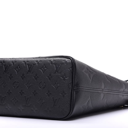 Louis Vuitton Empreinte Monogram Giant Neverfull MM Black 8 of 9