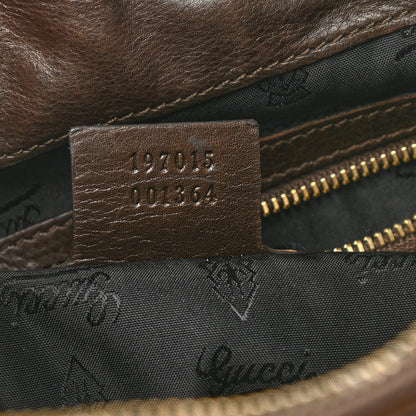 Gucci Patent Hysteria Large Clutch Brown 7 of 9