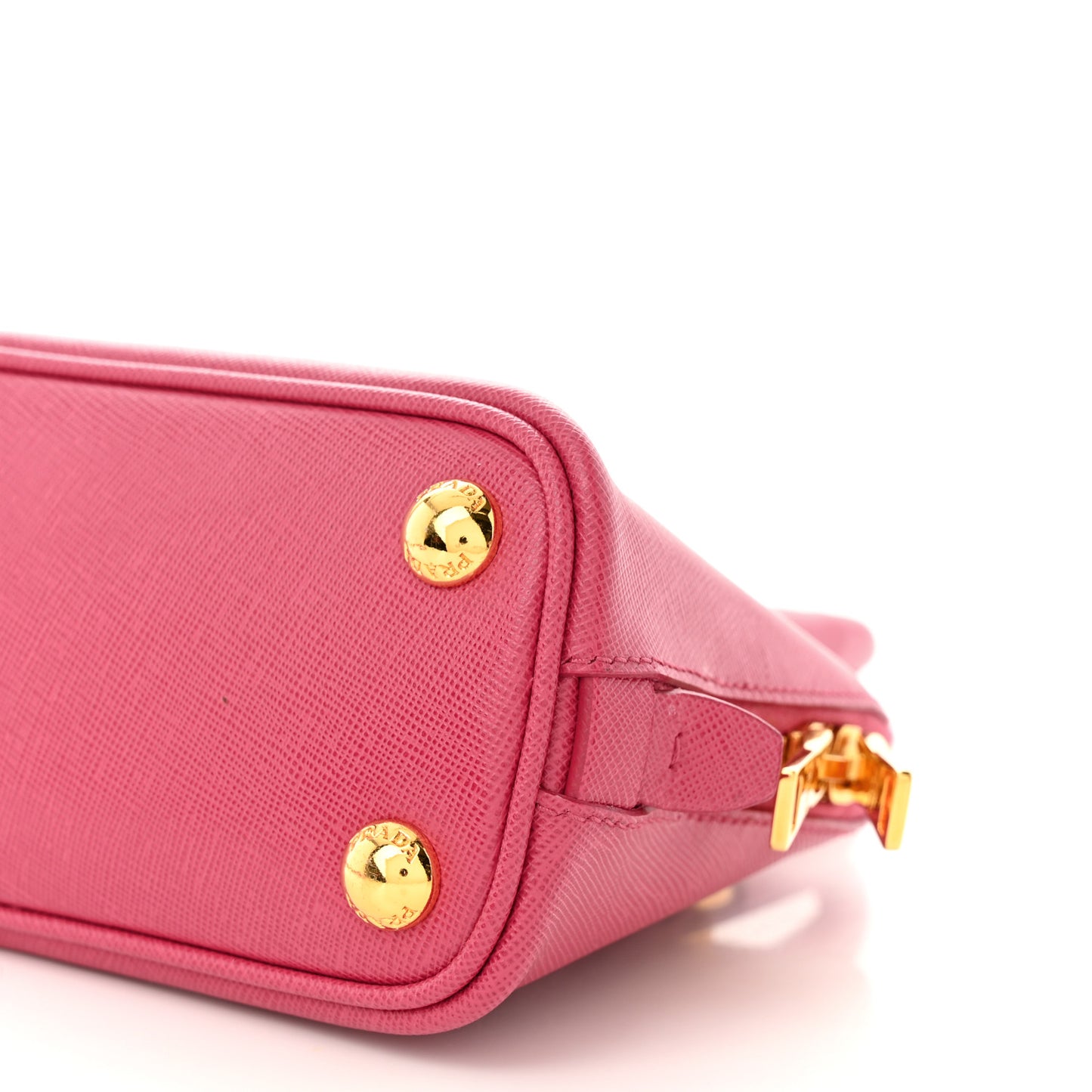 Saffiano Lux Mini Promenade Tote Fuxia