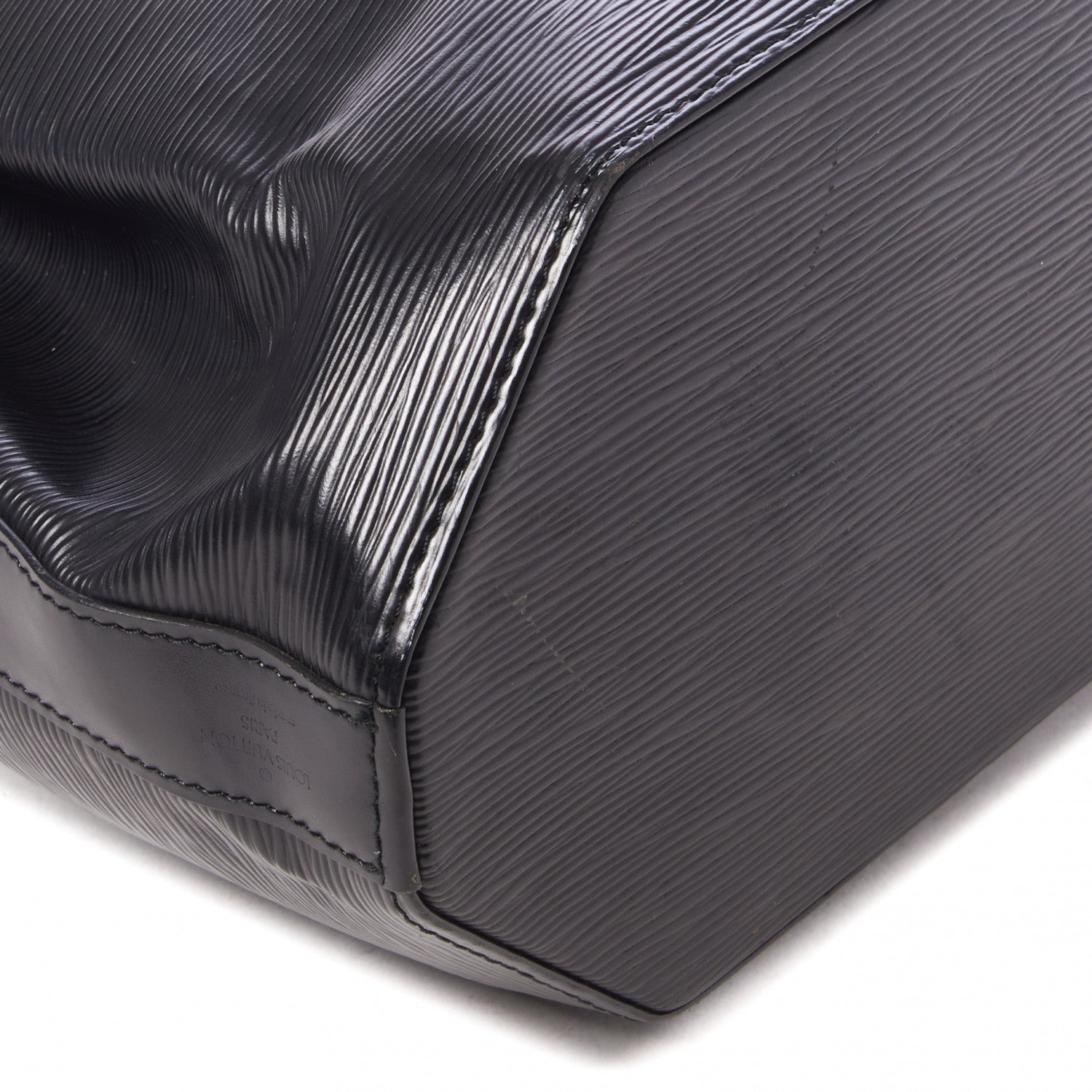 Louis Vuitton Epi Sac D'Epaule GM Black 6 of 8