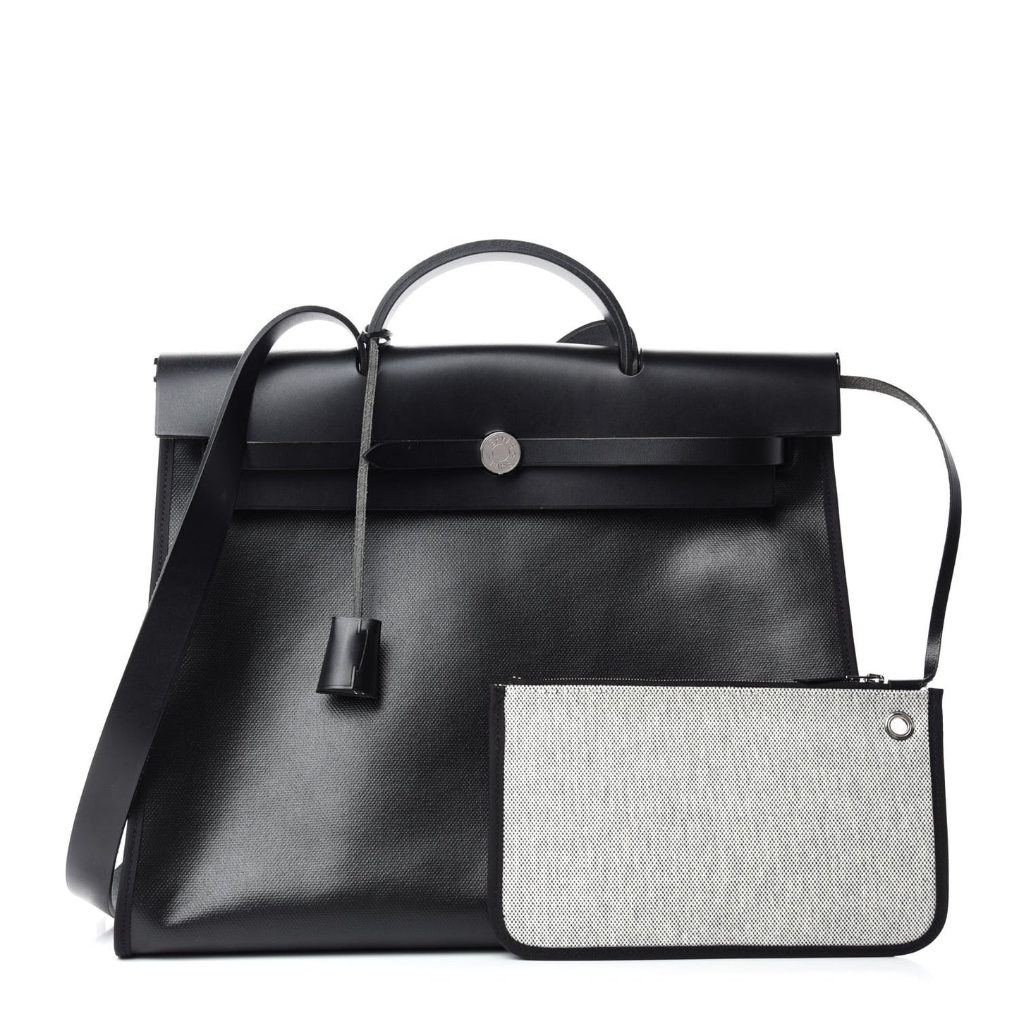 Toile H Berline Vache Hunter Herbag Zip 39 MM Black Ecru