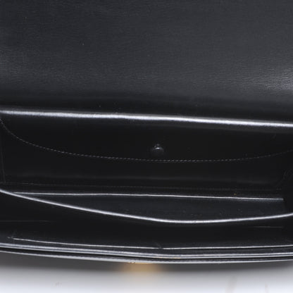 Hermes Box Leather Cadena Flap Black 7 of 8