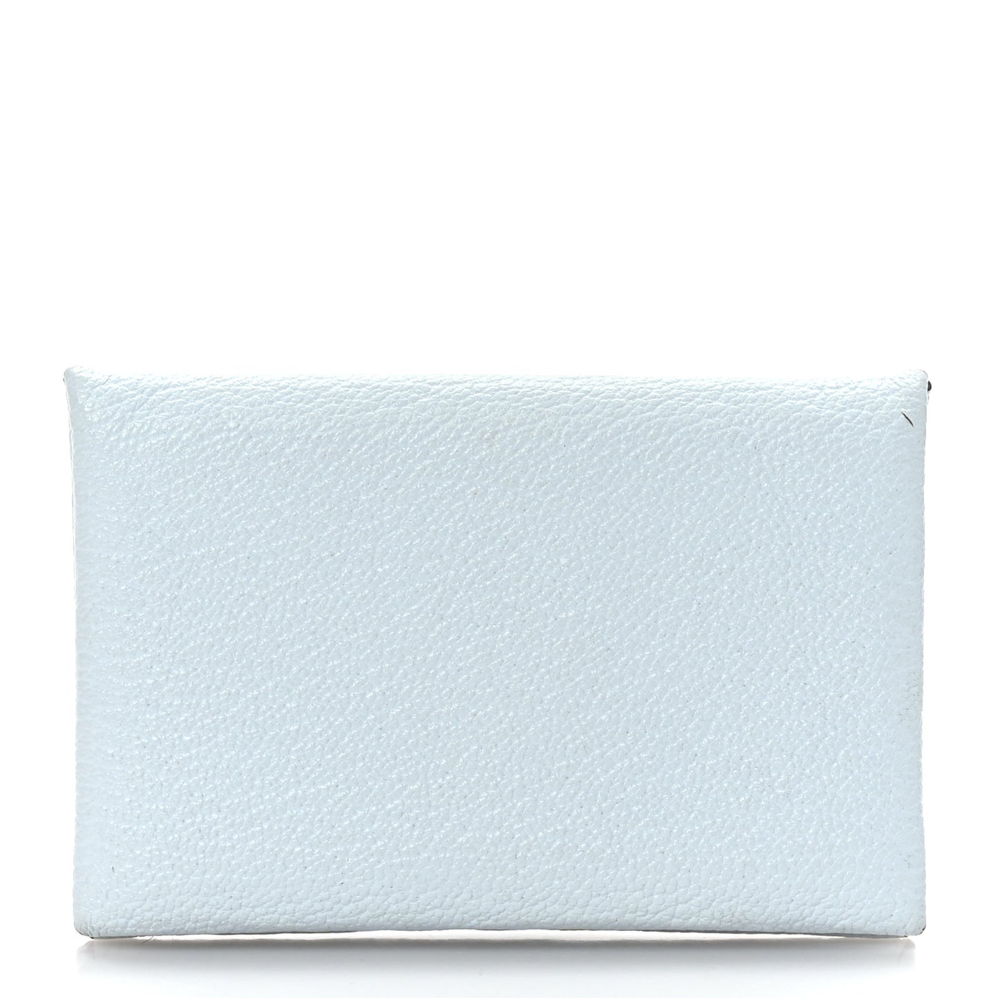 Chevre Mysore Verso Calvi Card Case Bleu Brume Brique