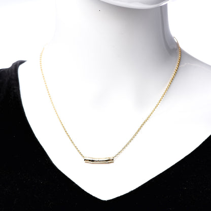 John Hardy 18K Yellow Gold Bamboo Slide Pendant Necklace 2 of 5