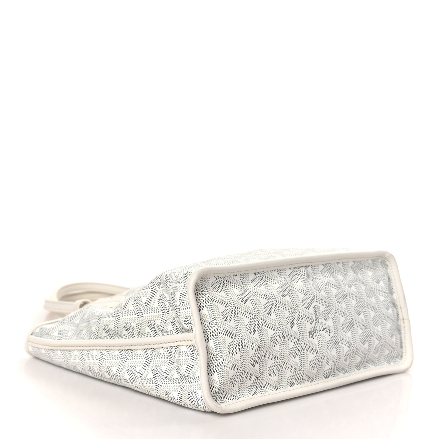 Goyardine Reversible Mini Anjou White