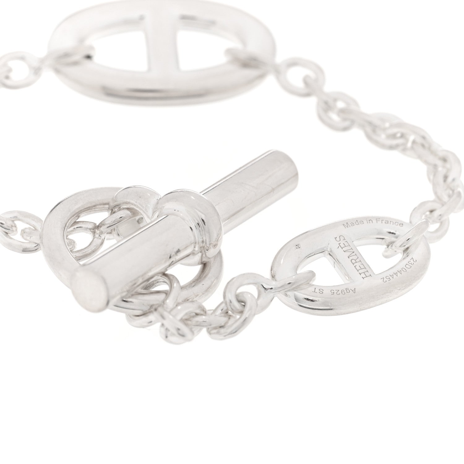 Hermes Sterling Silver Farandole Bracelet ST 3 of 3