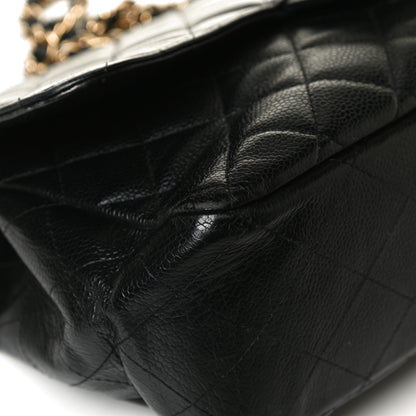 Chanel Caviar Quilted Jumbo Single Flap Black 14 of 16