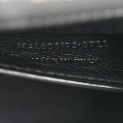 Saint Laurent Grain De Poudre Textured Mixed Matelasse Triquilt Small Monogram Satchel Pebble 7 of 11