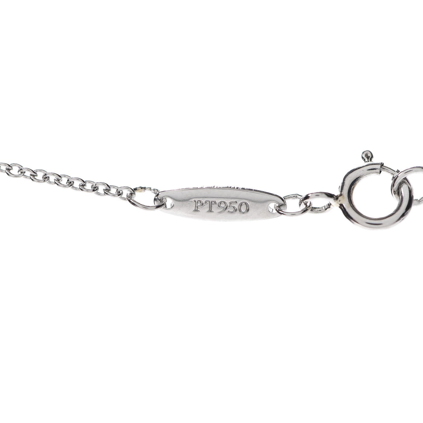 Platinum Diamond .33ct Elsa Peretti Diamonds by the Yard Pendant Necklace