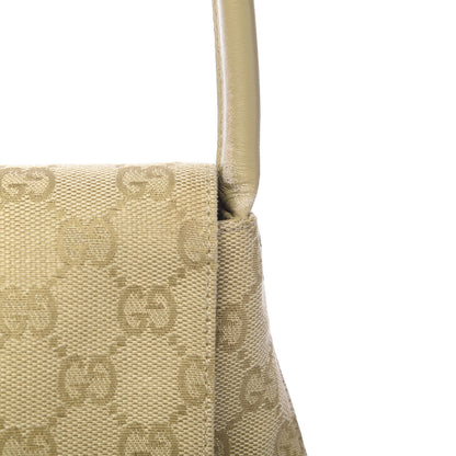 Gucci Monogram Medium Shoulder Bag Beige 11 of 12