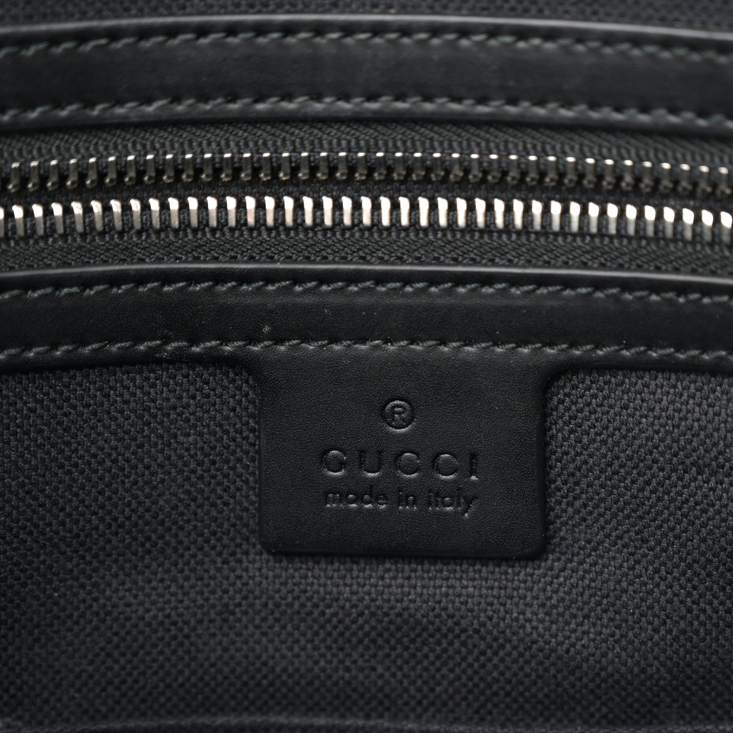 Gucci GG Supreme Monogram Appia Calfskin Web Briefcase Black 6 of 12