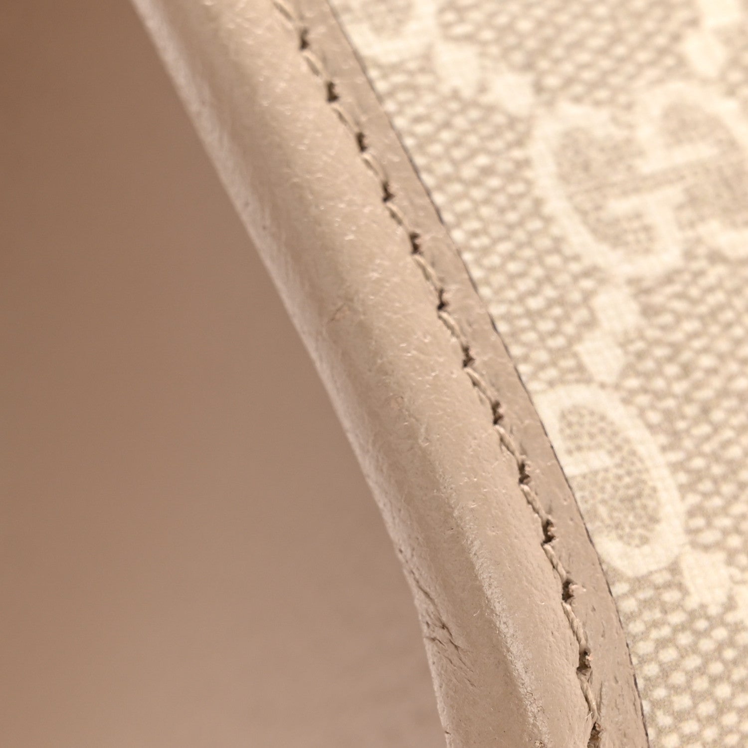 Gucci GG Supreme Monogram Textured Dollar Calfskin Small Retro Interlocking G Tote Bag Beige Mystic White Oatmeal 13 of 13