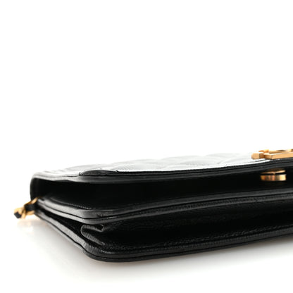 Chanel Caviar Quilted Boy Wallet On Chain WOC Black 10 of 11