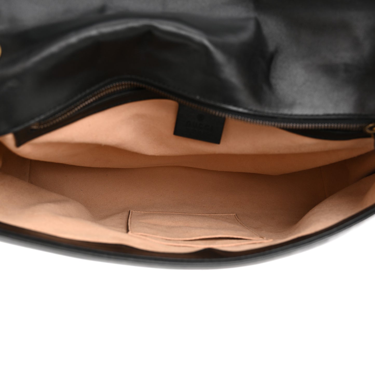 Calfskin Matelasse Large GG Marmont Shoulder Bag Black