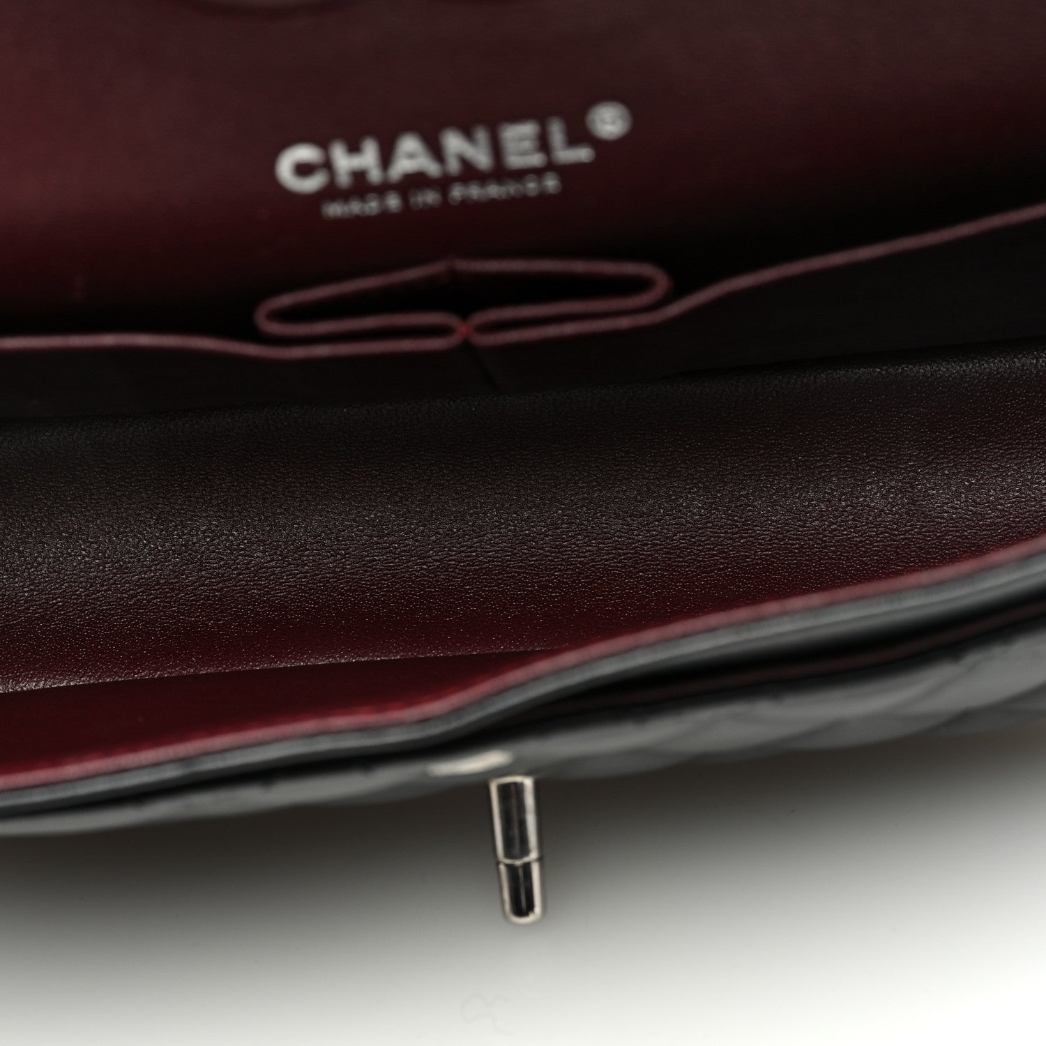 Chanel Lambskin Quilted Medium Double Flap Black 5 of 11