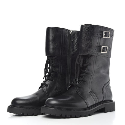 Christian Dior Calfskin Ground Low Boot 37 Black 2 of 7