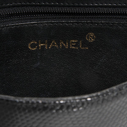 Chanel Lizard Mini Flap Shoulder Bag Black 8 of 11