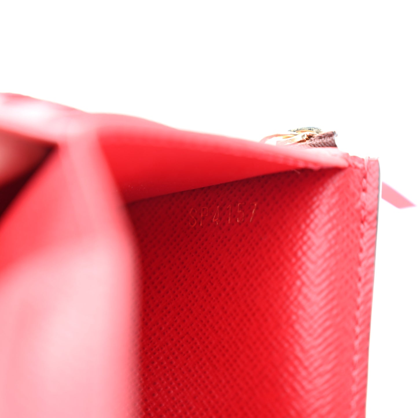 Damier Ebene Victorine Wallet Cherry