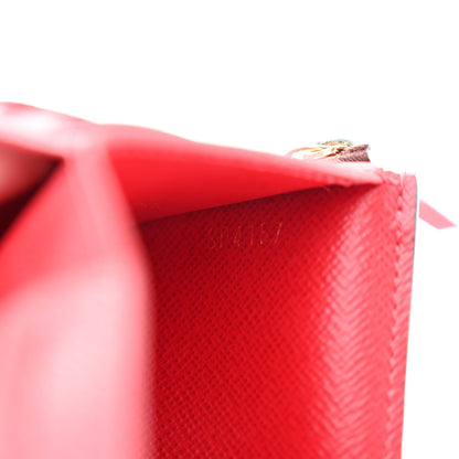Louis Vuitton Damier Ebene Victorine Wallet Cherry 7 of 7