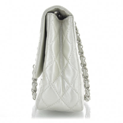 Chanel Lambskin Jumbo Flap Silver 4 of 10