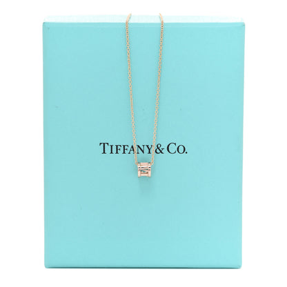 Tiffany 18K Rose Gold Atlas Open Pendant Necklace 6 of 6