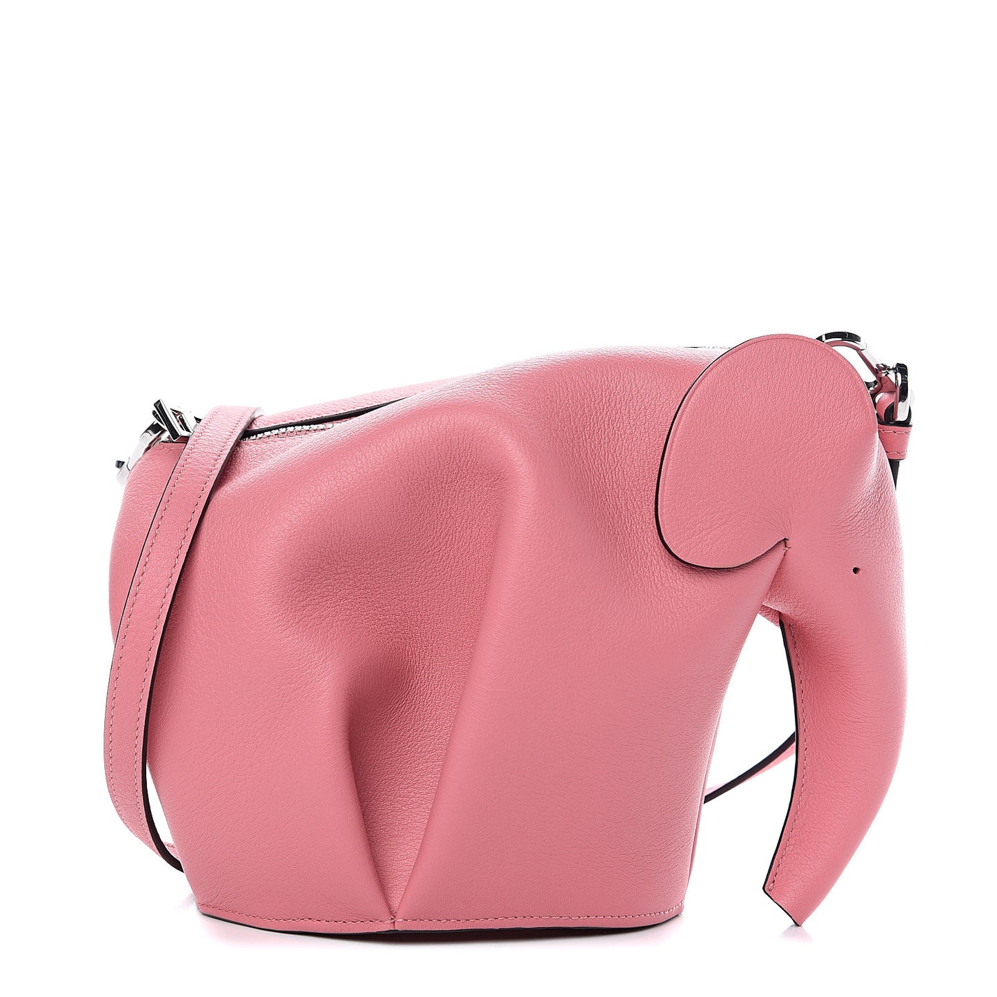 Calfskin Mini Elephant Crossbody Bag Candy