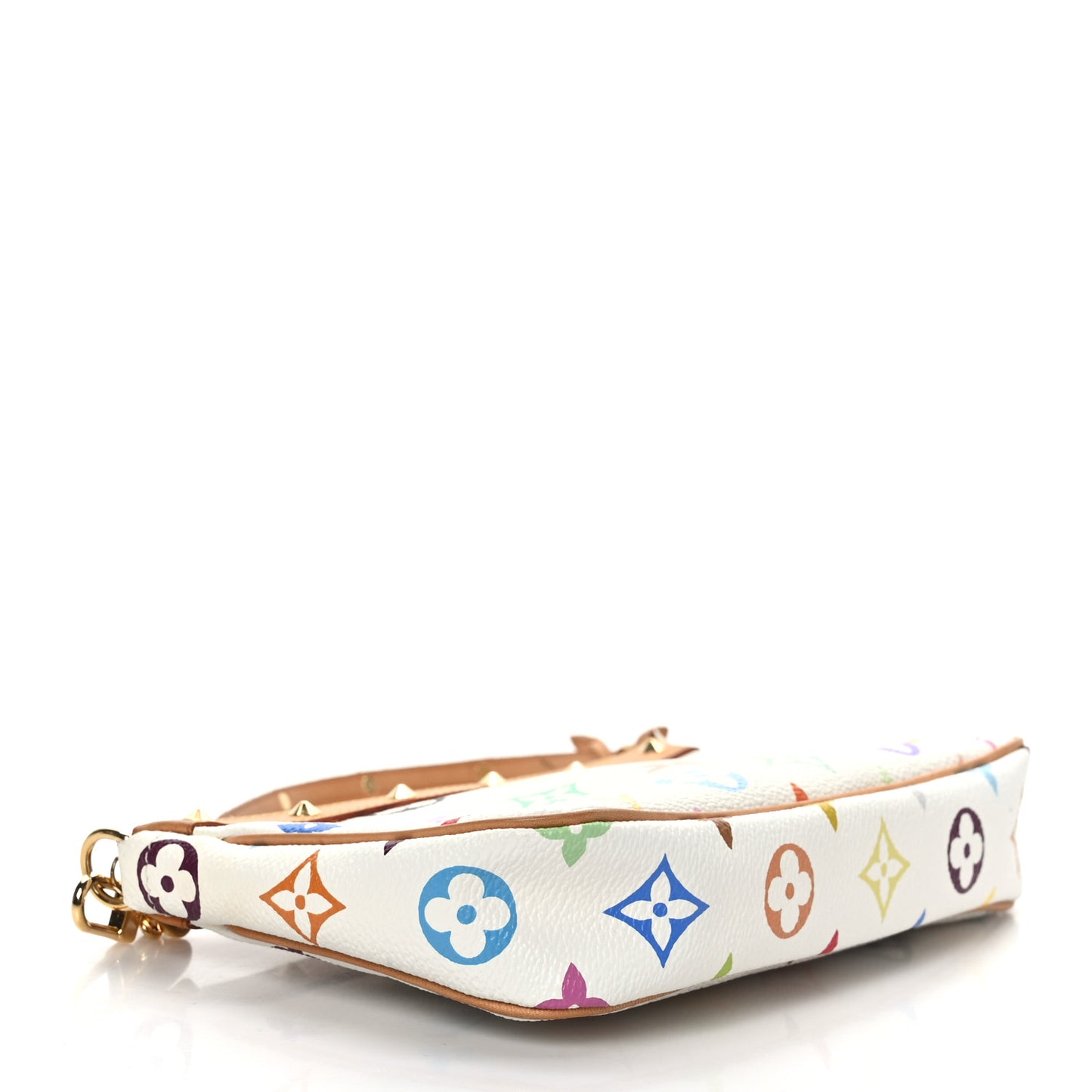 Monogram Multicolor Pochette Accessories White