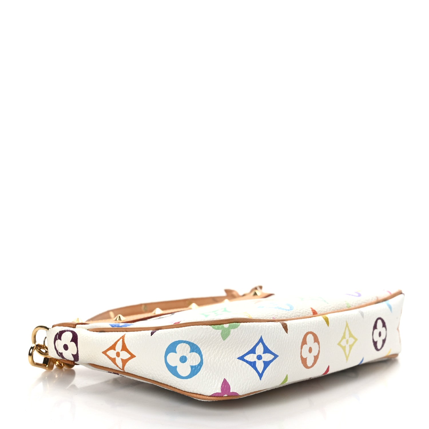 Louis Vuitton Monogram Multicolor Pochette Accessories White 5 of 10