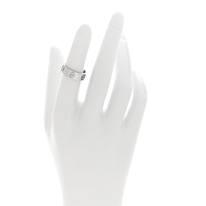 Cartier 18K White Gold 5.5mm LOVE Ring 49 5 2 of 4