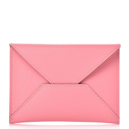 Hermes Epsom Medium Envelope Clutch Rose Confetti 1 of 7