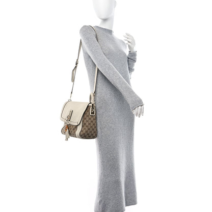 Gucci Monogram Calfskin Medium Bella Flap Bag Off White 2 of 18
