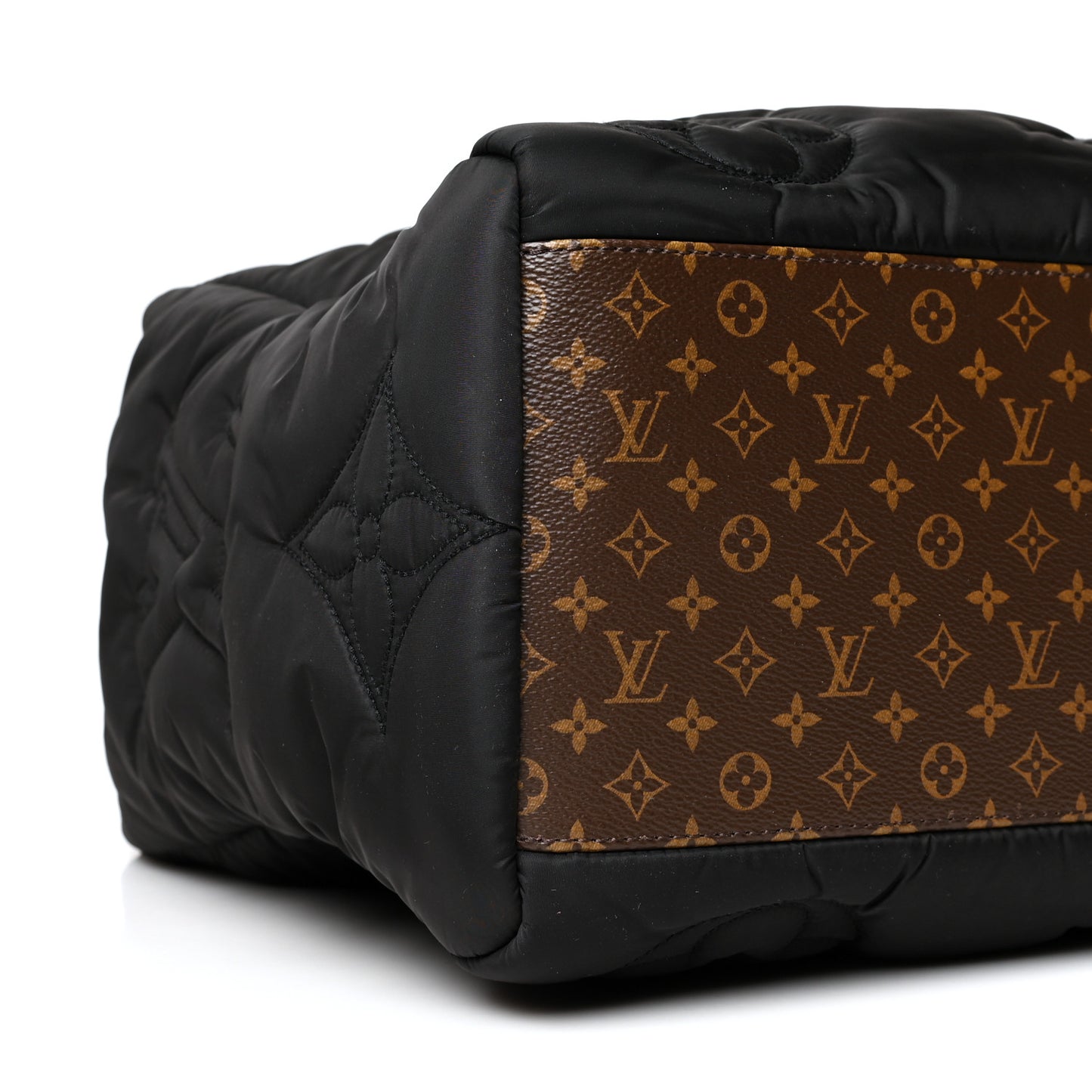 Econyl Monogram Pillow Giant Onthego GM Black