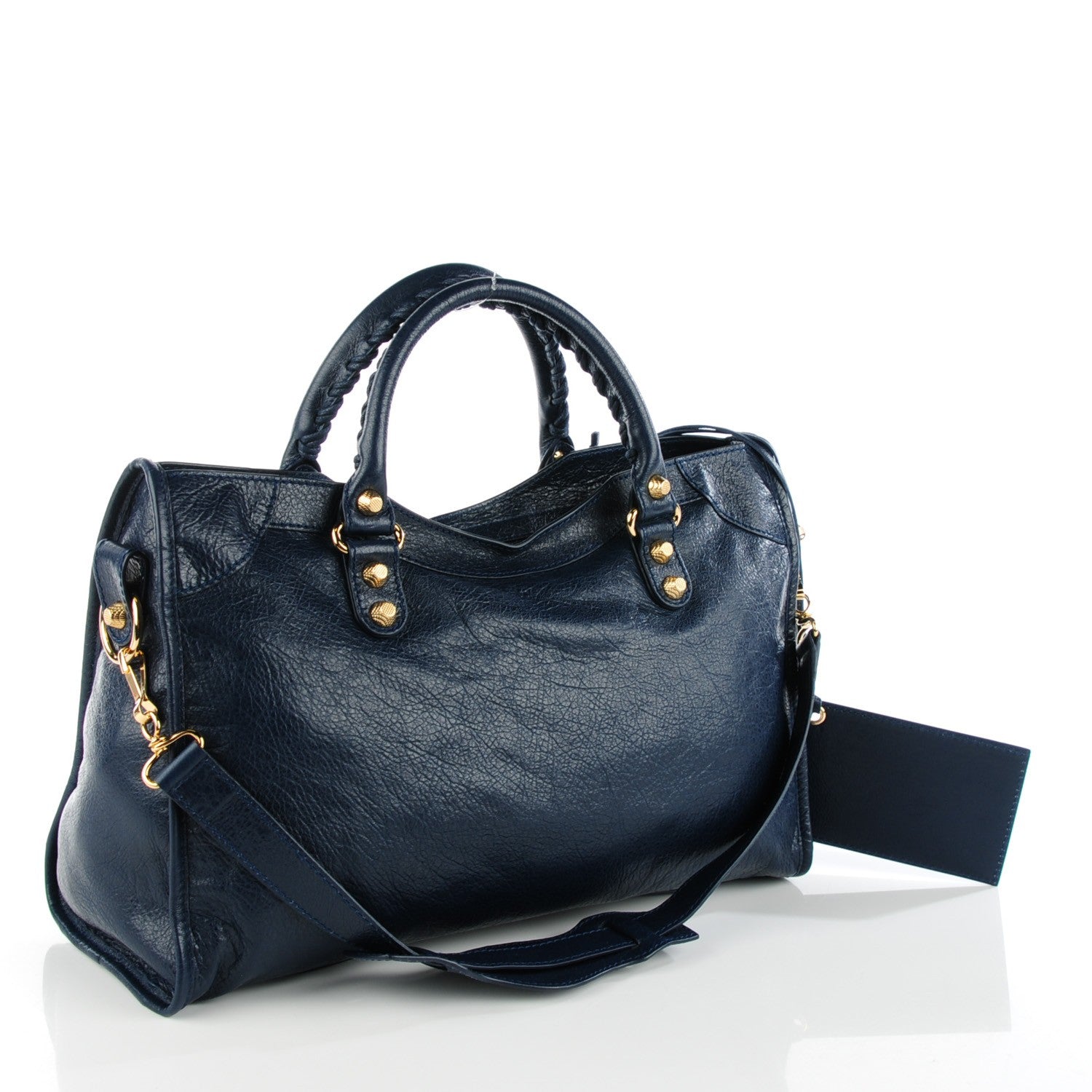 Balenciaga Agneau Giant 12 Gold Hardware City Bleu Obscur 3 of 7