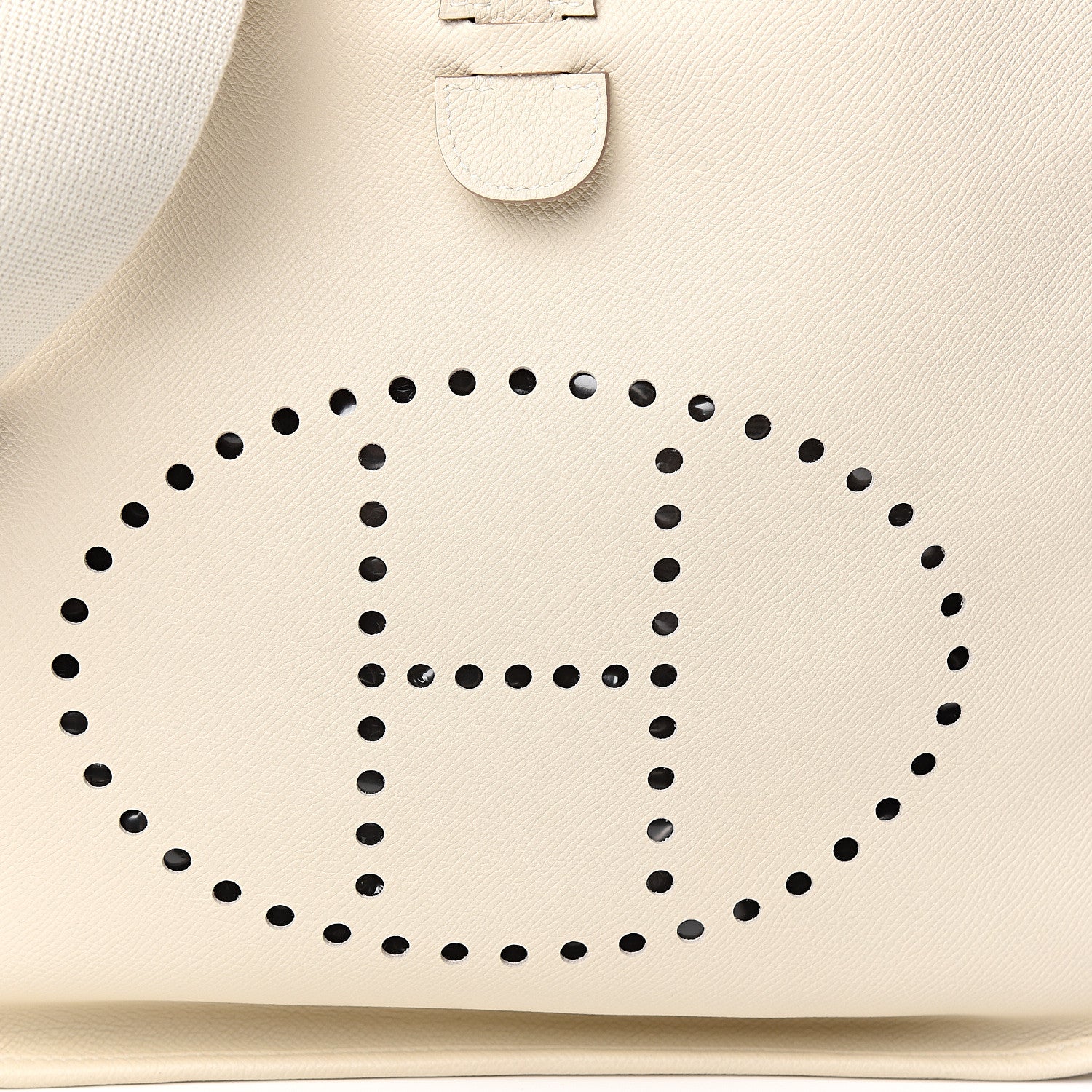 Hermes Epsom Evelyne III GM Craie 9 of 9