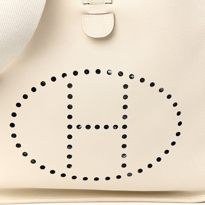 Hermes Epsom Evelyne III GM Craie 9 of 9