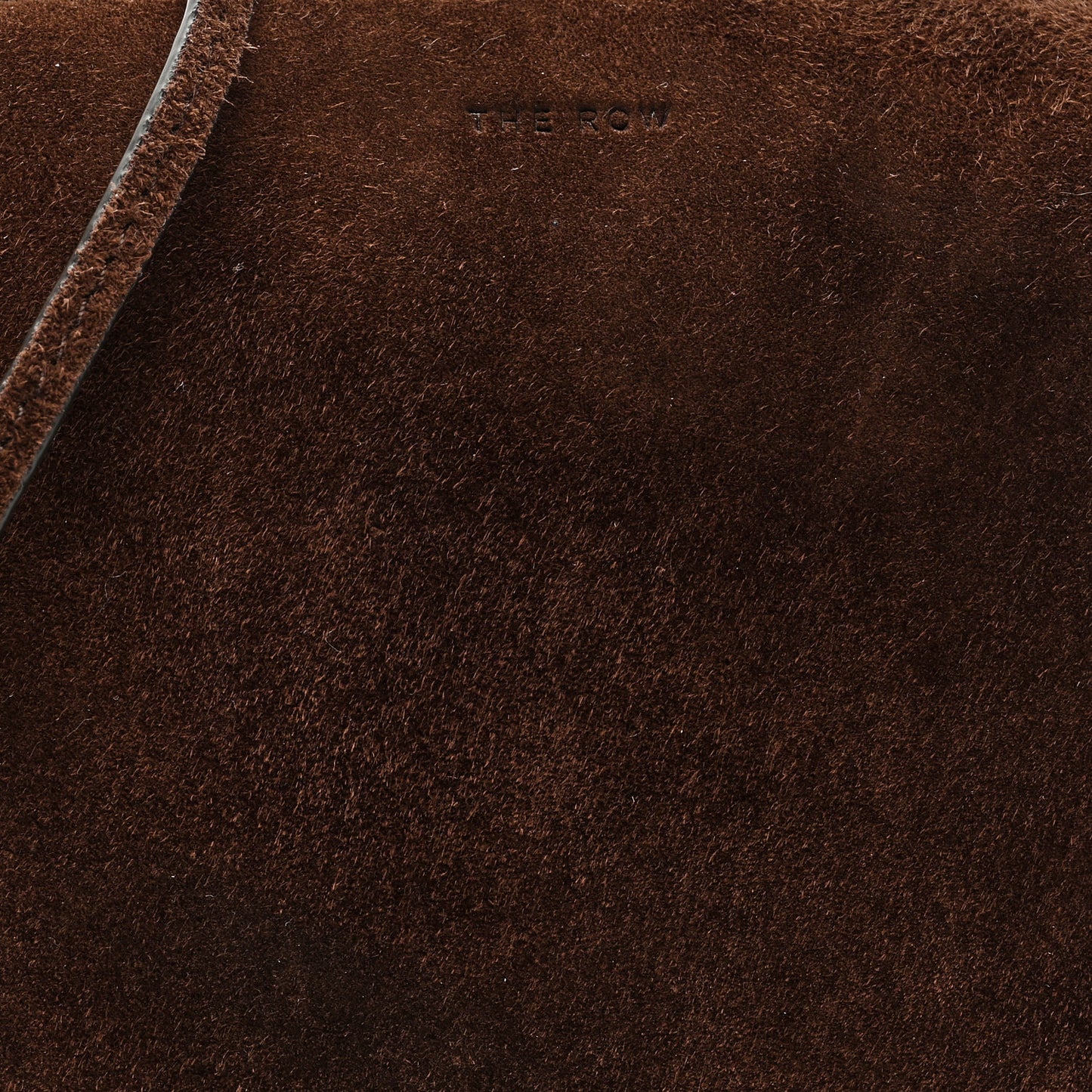 Suede Calfskin Mini Nu Twin Bag Mocha