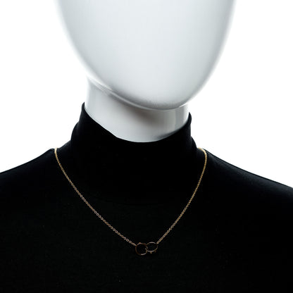 Cartier 18K Yellow Gold Interlocking LOVE Necklace 2 of 9