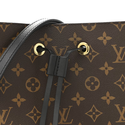 Louis Vuitton Monogram Neonoe MM Black 7 of 12