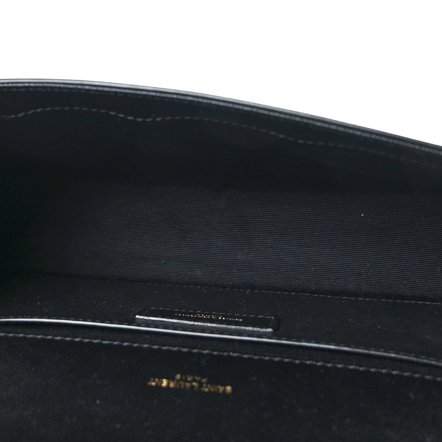 Saint Laurent Grain De Poudre Medium Classic Monogram Kate Satchel Black 5 of 8