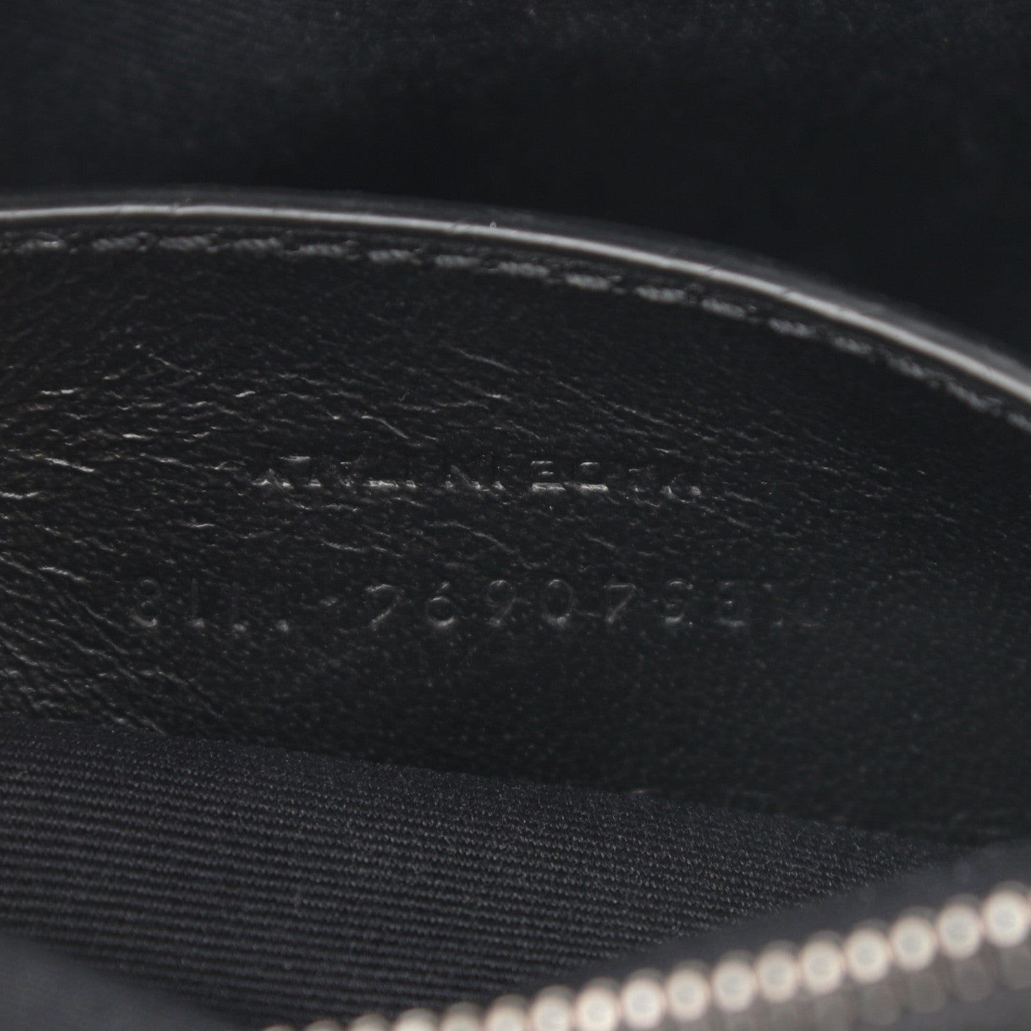 Saint Laurent Calfskin Heart Monogram Crossbody Black 10 of 12