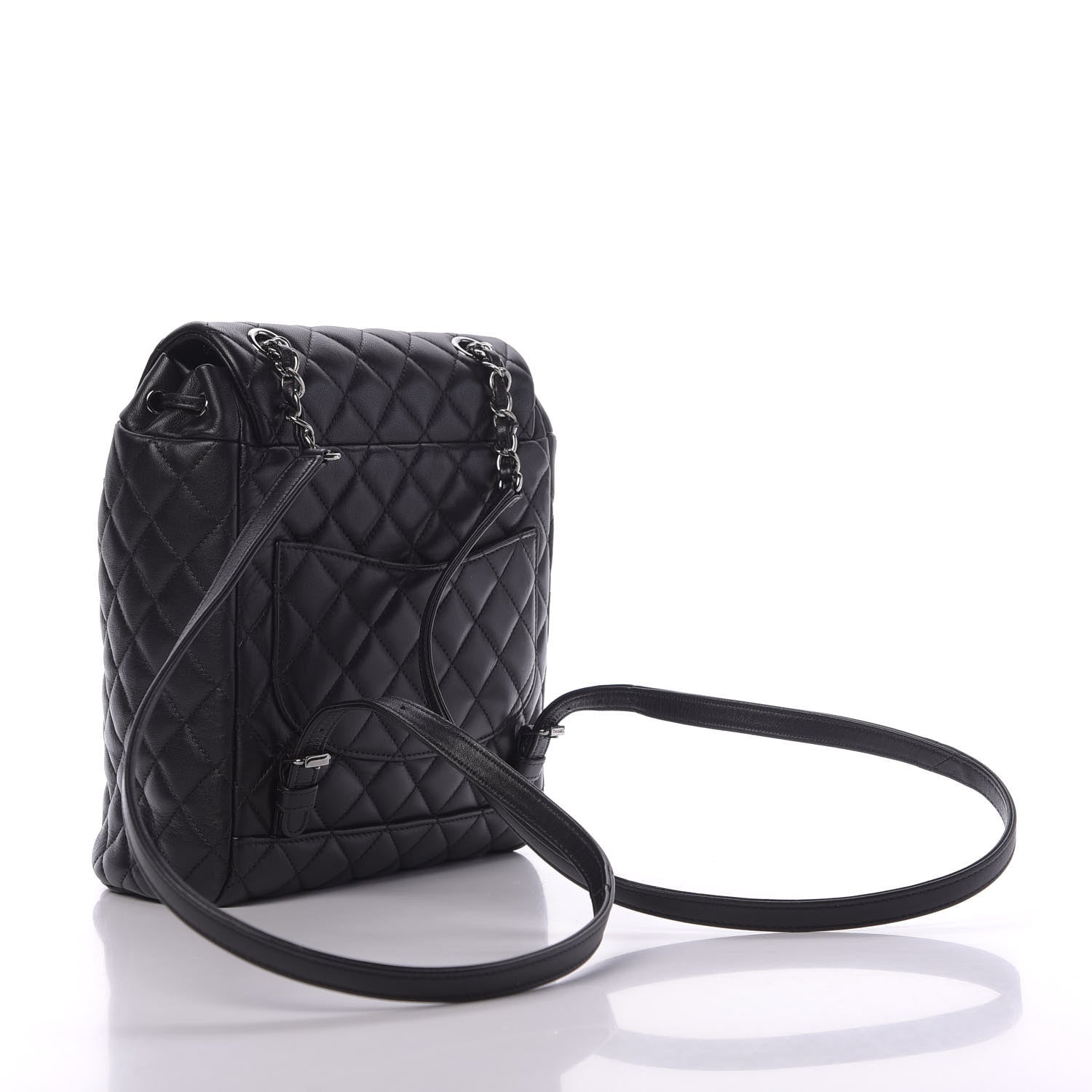 Chanel Lambskin Quilted Small Urban Spirit Backpack Black 2 of 10