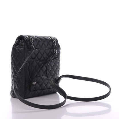 Chanel Lambskin Quilted Small Urban Spirit Backpack Black 2 of 10