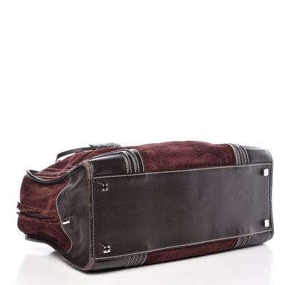 Loewe Suede Amazona 36 Burgundy 4 of 21