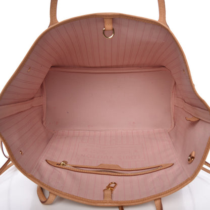 Louis Vuitton Damier Azur Neo Neverfull MM Rose Ballerine 5 of 15