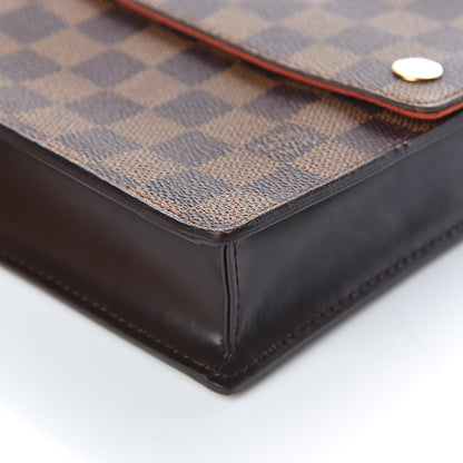 Louis Vuitton Damier Ebene Portobello Travel Shoulder Bag 10 of 13
