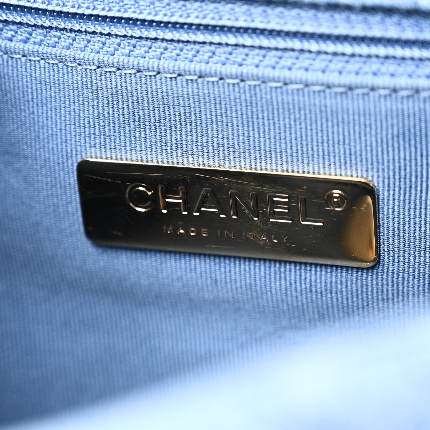 Chanel Denim Quilted Medium Chanel 19 Flap Blue 6 of 10