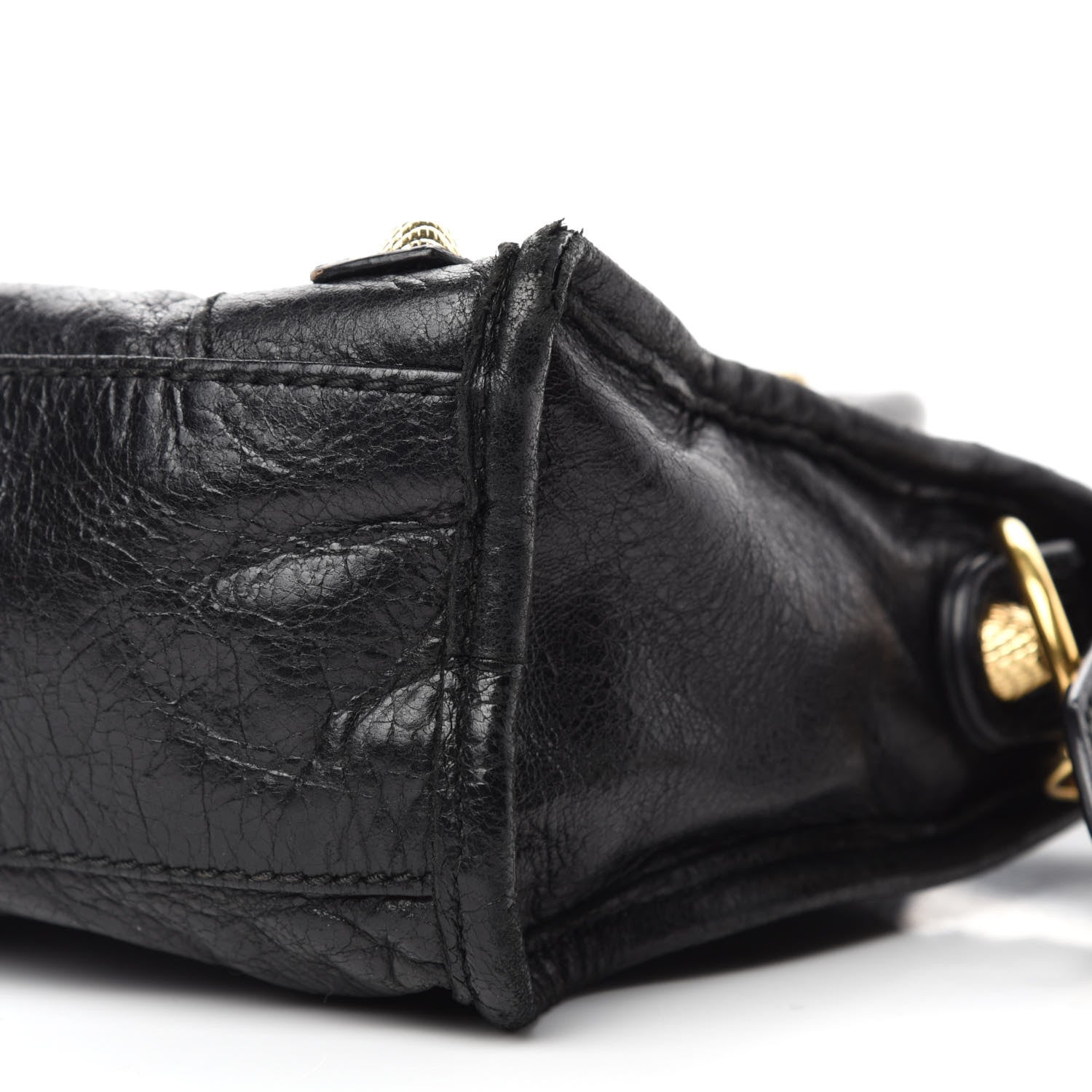 Balenciaga Agneau Giant 12 Gold Hardware Mini City Black 10 of 10