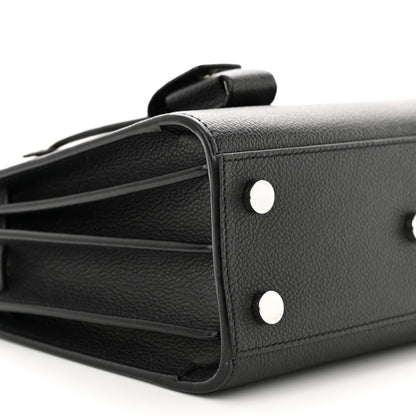 Saint Laurent Grained Calfskin Nano Sac De Jour Black 9 of 11
